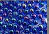 Miyuki Drop Blue DP0177  3.4mm Transparent Cobalt AB Bead 10g